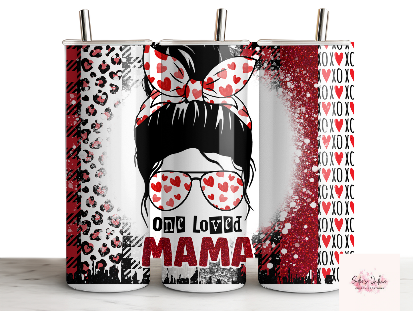 One Loved Mama - 20oz Skinny Tumbler