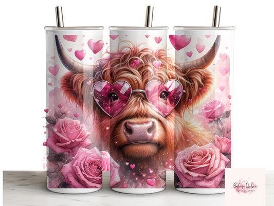 Highland Cow- 20oz Skinny Tumbler